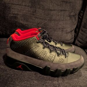 Nike Air Jordan 9 Retro Low Golf Charcoal Grey Black Mens Size FJ5934-002